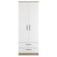 Mono 2 Drawer Wardrobe