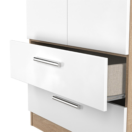 Mono 2 Drawer Wardrobe