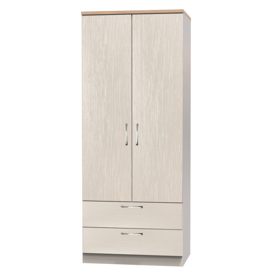 Siena 2 Drawer Wardrobe