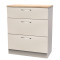 Siena 3 Drawer Deep Chest