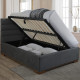 Mayfair Dark Grey Ottoman Bedframe