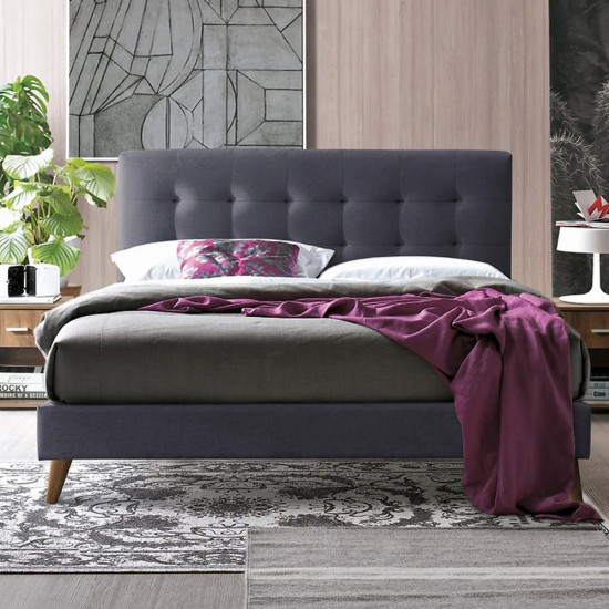 Novara Dark Grey Bedframe