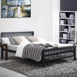 Meridian Black Metal Bedframe