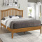 Chester Honey Oak Wooden Bedframe