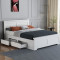 Conway White Wooden Bedframe