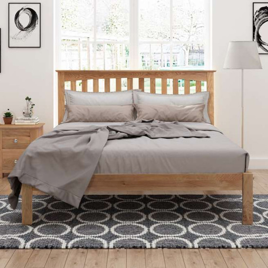 Gladstone Oak Wooden Bedframe