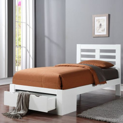New Bretton White Wooden Bedframe