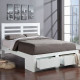 New Bretton White Wooden Bedframe