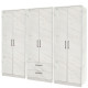 Destiny 6 Door 2 Drawer Wardrobe