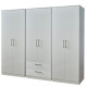 Destiny 6 Door 2 Drawer Wardrobe