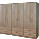 Destiny 6 Door 6 Drawer Wardrobe