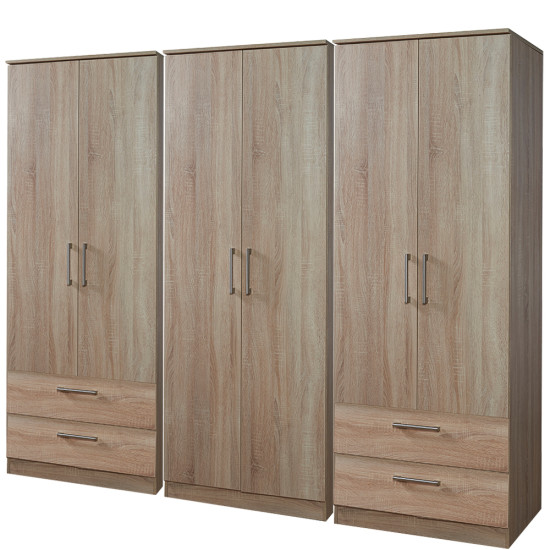 Destiny 6 Door 4 Drawer Wardrobe