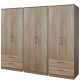 Destiny 6 Door 4 Drawer Wardrobe