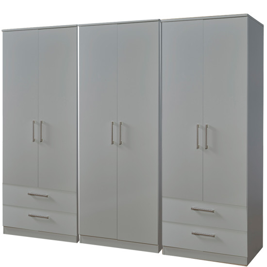 Destiny 6 Door 4 Drawer Wardrobe