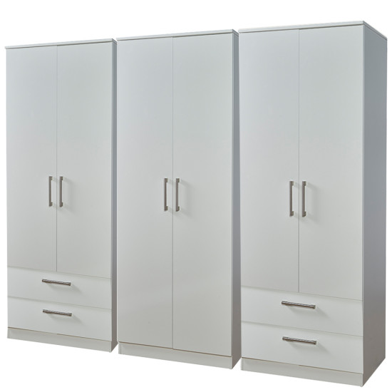 Destiny 6 Door 4 Drawer Wardrobe