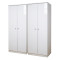 Lotus Tall 4 Door Wardrobe