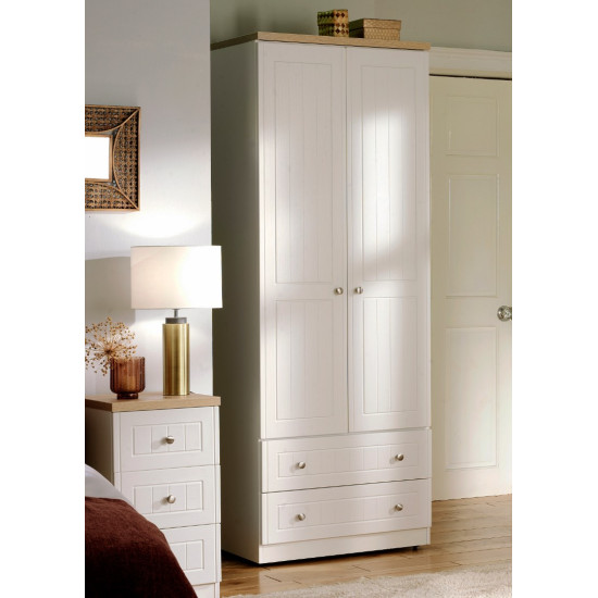Venice Tall Triple 2 Drawer Wardrobe