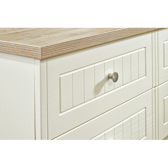 Venice Tall Triple 2 Drawer Wardrobe