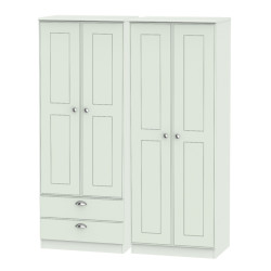 Verona Tall 4 Door 2 Drawer Wardrobe