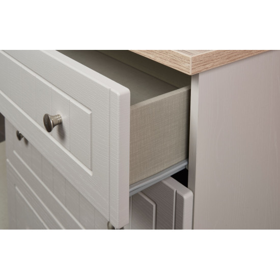 Venice Tall Triple 4 Drawer Wardrobe