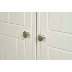 Venice Tall Triple 2 Drawer Mirrored Wardrobe