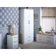 Dover Tall 3 Door Wardrobe