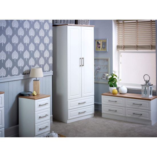 Dover Tall 3 Door Mirrored Wardrobe