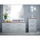 Dover 4 Door 4 Drawer Mirrored Wardrobe