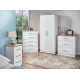Dover 4 Door 4 Drawer Mirrored Wardrobe
