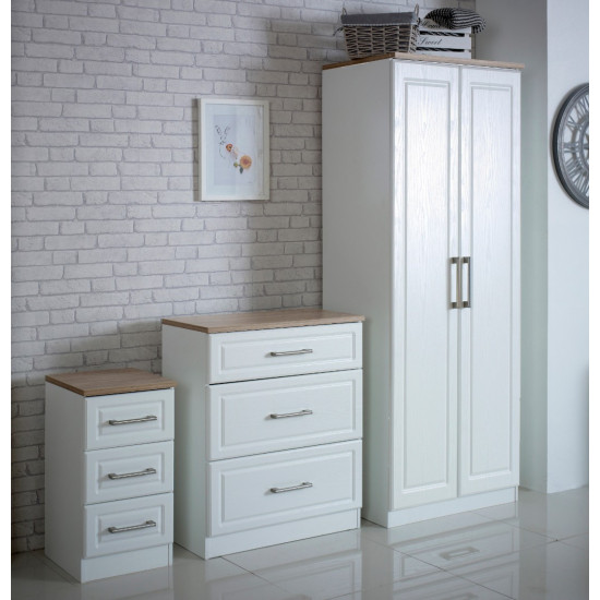 Dover 4 Door 4 Drawer Mirrored Wardrobe