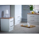 Dover 4 Door 4 Drawer Mirrored Wardrobe