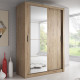 Alaska Black 150cm Sliding Wardrobe