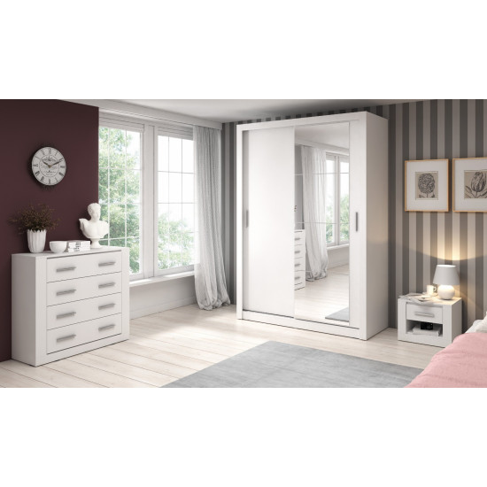 Alaska Grey 150cm Sliding Wardrobe