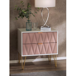 Jewel 2 Drawer Wardrobe