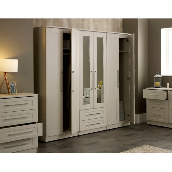 Duke 6 Drawer Kneehole