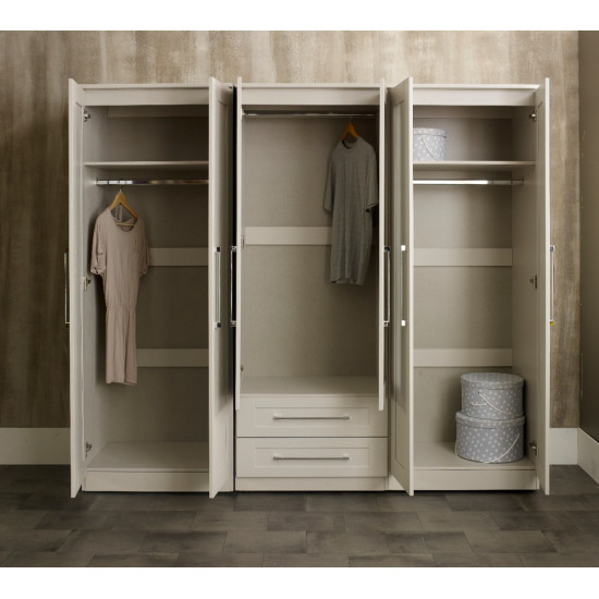 Duke 6 Drawer Kneehole
