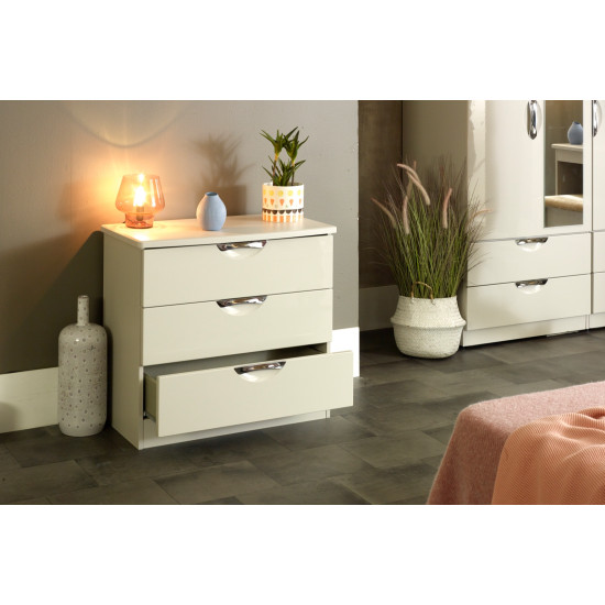 Canterbury 4 Door 2 Drawer Mirrored Wardrobe