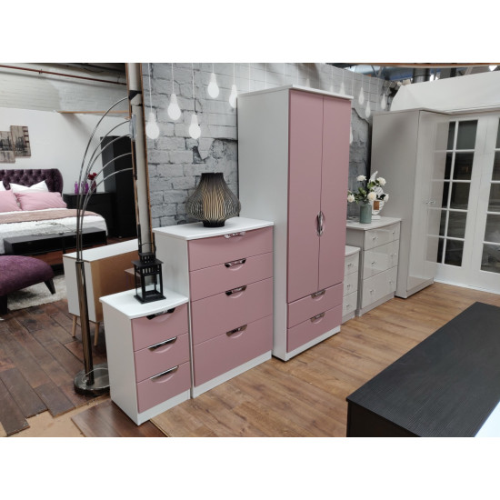 Canterbury 4 Door 2 Drawer Mirrored Wardrobe