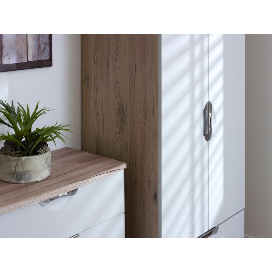 Canterbury 4 Door 2 Drawer Mirrored Wardrobe