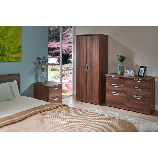 Canterbury Tall 2 Drawer Wardrobe