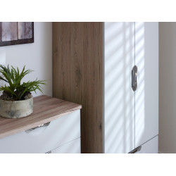 Canterbury Tall 3 Door Mirror Wardrobe