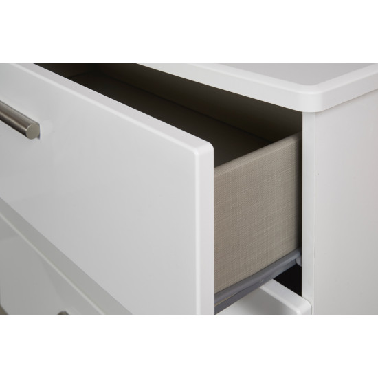 Michigan 4 Door 2 Drawer Mirror Wardrobe