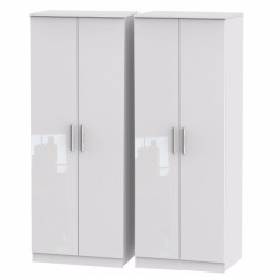 Michigan Tall 4 Door Wardrobe