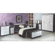 Michigan Tall 4 Door 4 Drawer Mirror Wardrobe