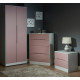 Munich Tall 3 Door Mirror Wardrobe