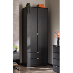 Botega 2 Drawer Wardrobe