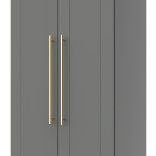 Howard Tall 2 Drawer Plain Wardrobe