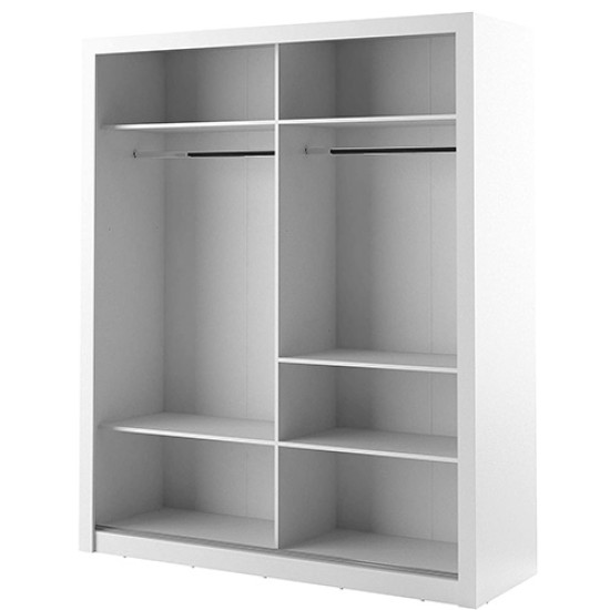 Daytona White 180cm Sliding Wardrobe