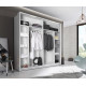 Colorado Black 220cm Sliding Wardrobe