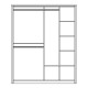 Carolina Shetland Oak 180cm Sliding Wardrobe